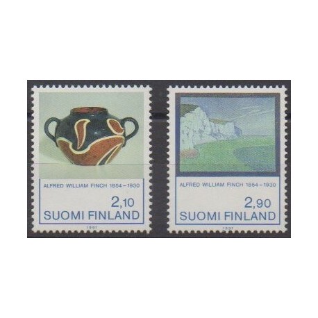 Finlande - 1991 - No 1112/1113 - Peinture