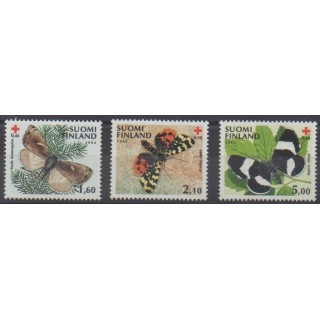 Acheter cette série de timbres de Finlande de l'année 1992 (No 1138/1140).