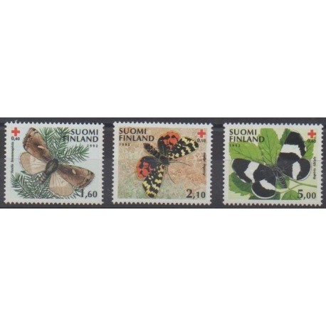 Finland - 1992 - Nb 1138/1140 - Health - Insects