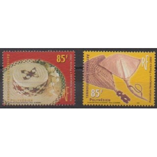 Acheter cette série de timbres de Polynésie de l'année 2000 (No 627/628).