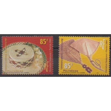 Polynésie - 2000 - No 627/628 - Artisanat ou métiers