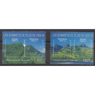 Buy this set of stamps of Polynesia of the year 2000 (Nb 623/624).