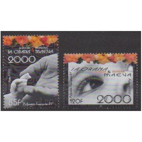 Polynésie - 2000 - No 610/611 - Enfance