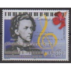 Polynésie - 1999 - No 603 - Musique