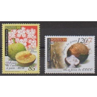 Buy this set of stamps of Polynesia of the year 1999 (Nb 588/589).
