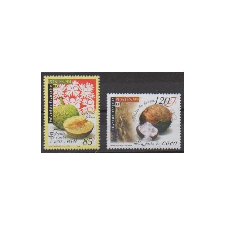 Buy this set of stamps of Polynesia of the year 1999 (Nb 588/589).