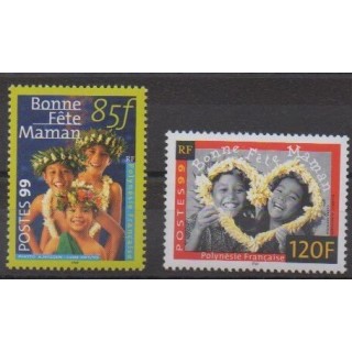 Acheter cette série de timbres de Polynésie de l'année 1999 (No 586/587).
