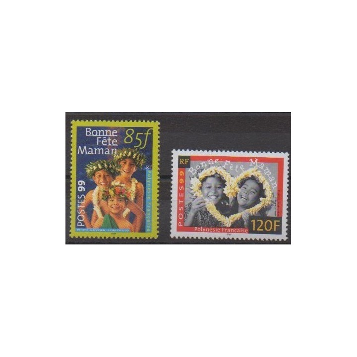 Buy this set of stamps of Polynesia of the year 1999 (Nb 586/587).
