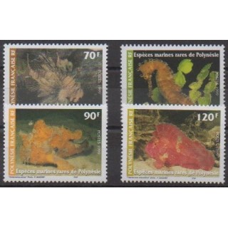 Acheter cette série de timbres de Polynésie de l'année 1999 (No 580/583).