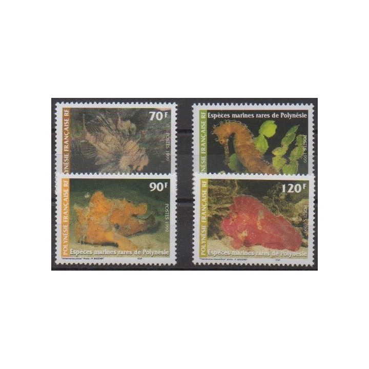 Acheter cette série de timbres de Polynésie de l'année 1999 (No 580/583).