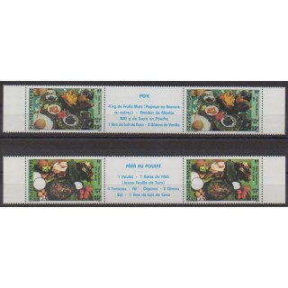 Acheter cette série de timbres de Polynésie de l'année 1987 (No 278A/279A).