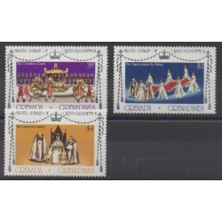 Grenadines - 1977 - No 191/193 - Royauté - Principauté
