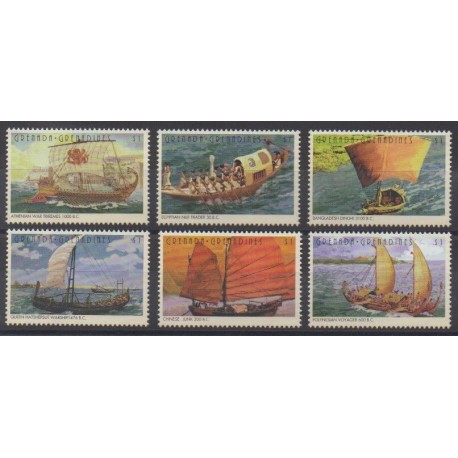 Grenadines - 1996 - Nb 1981/1986 - Boats