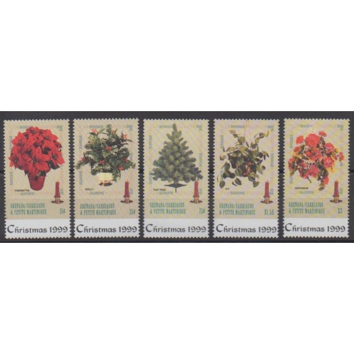 Acheter ces timbres de Grenadines de l'année 1999 (No 2531/2535).