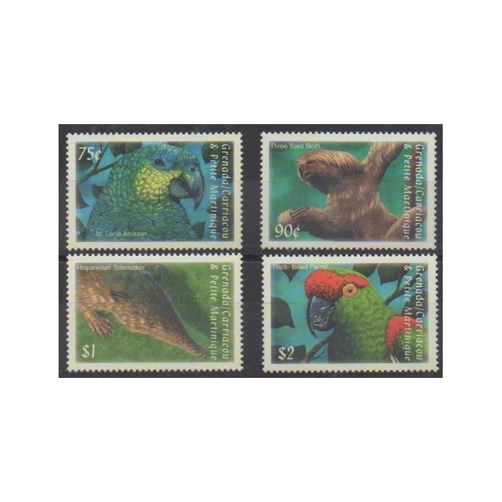Buy this set of stamps of Grenadines of the year 2000 (Nb 2723/2726).