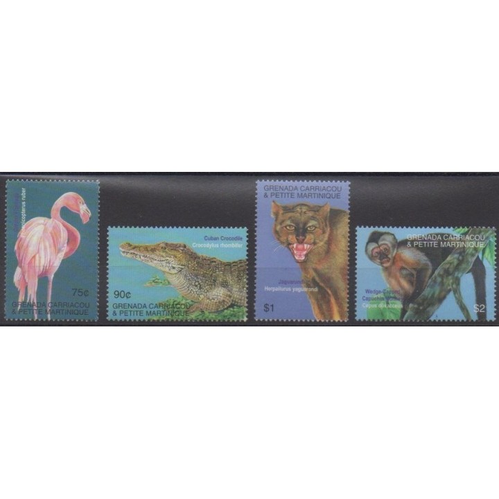 Buy this set of stamps of Grenadines of the year 2001 (Nb 2905/2908).