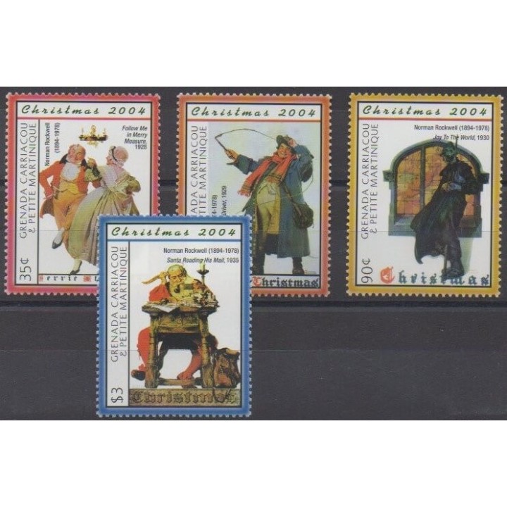Buy this set of stamps of Grenadines of the year 2004 (Nb 3462/3465).