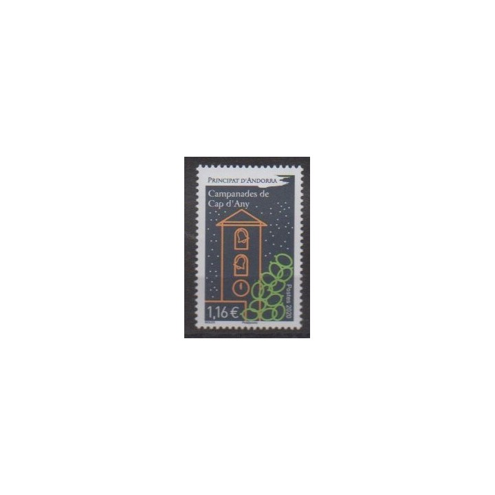 Buy this stamp of French Andorra of the year 2020 (Cap d'Any).