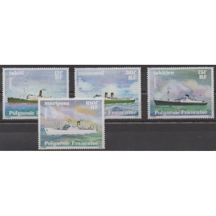 Acheter cette série de timbres de Polynésie de l'année 1978 (No 124/127).