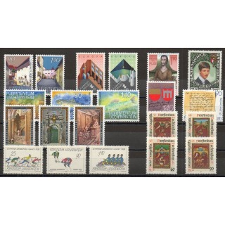 Timbres  - Liechtenstein - Année complète - 1987 - No 857/877