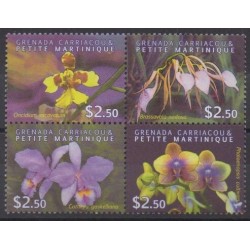 Grenadines - 2010 - Nb 3840/3843 - Orchids