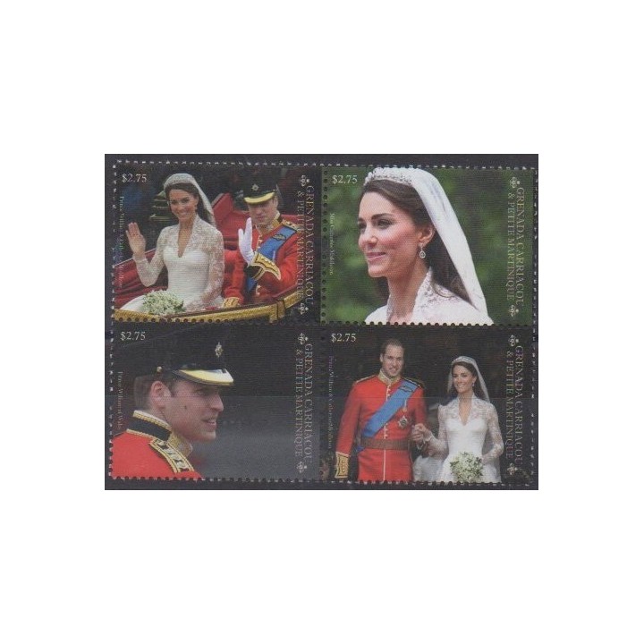 Buy this set of stamps of Grenadines of the year 2011 (Nb 3935/3938).