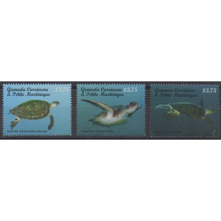 Acheter cette série de timbres de Grenadines de l'année 2014 (No 4058/4060).