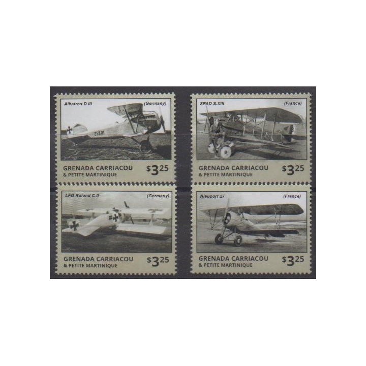 Acheter cette série de timbres de Grenadines de l'année 2014 (No 4144/4147).