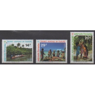 Acheter cette série de timbres de Polynésie de l'année 1995 (No 480A/480C).