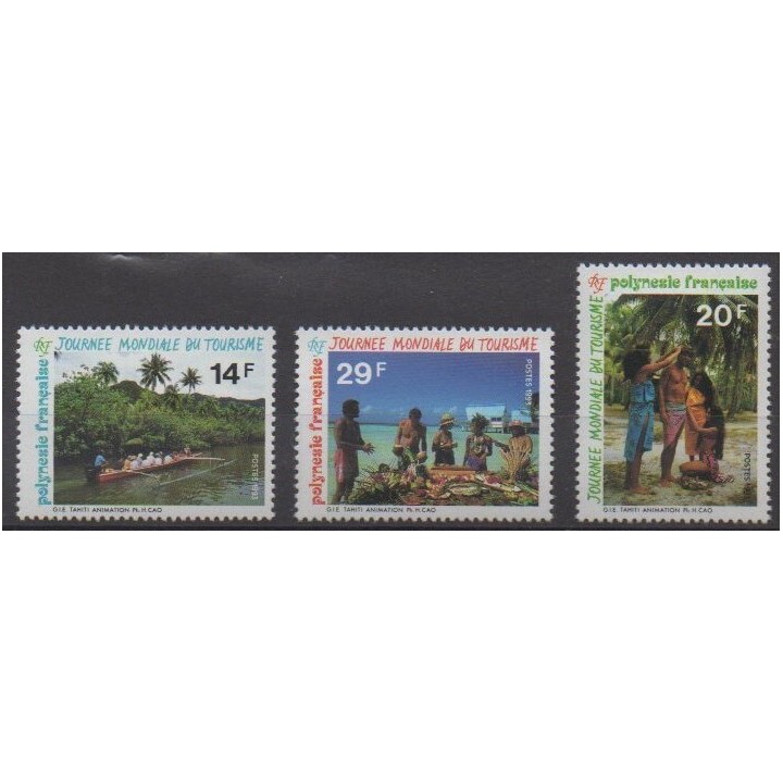 Buy this set of stamps of Polynesia of the year 1995 (Nb 480A/480C).