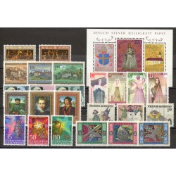 Stamps - Liechtenstein - Complete year - 1985 - Nb 807/833 - BF 15