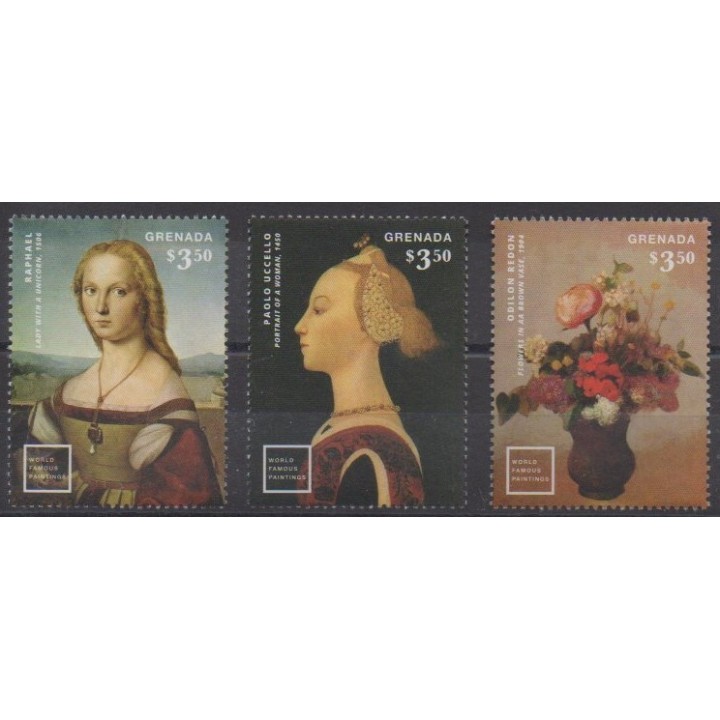 Acheter cette série de timbres de Grenade de l'année 2014 (No 5653/5655).