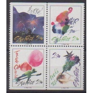Buy this set of stamps of Sweden of the year 1993 (Nb 1767/1770).