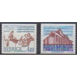 Suède - 1994 - No 1825/1826 - Musique