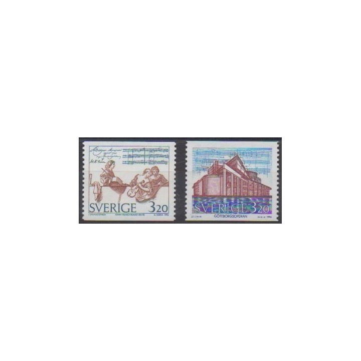 Buy this set of stamps of Sweden of the year 1994 (Nb 1825/1826).
