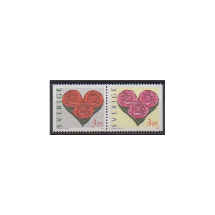 Acheter cette série de timbres de Suède de l'année 1997 (No 1964/1965).