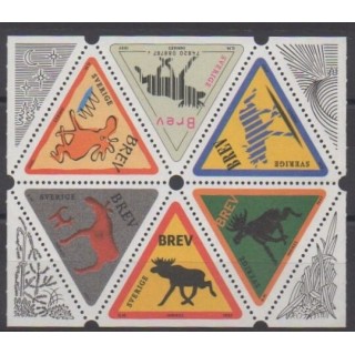 Buy this set of stamps of Sweden of the year 1997 (Nb 1992/1997).