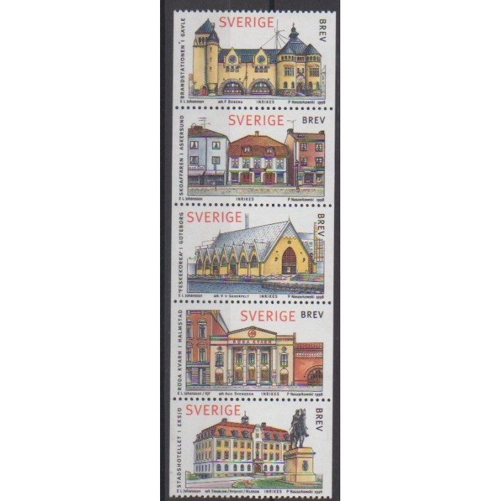 Buy this set of stamps of Sweden of the year 1998 (Nb 2021/2025).