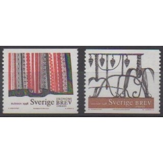 Buy this set of stamps of Sweden of the year 1998 (Nb 2028/2029).