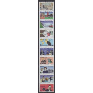 Buy this set of stamps of Sweden of the year 1998 (Nb 2053/2062).