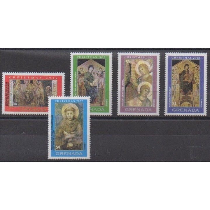 Acheter cette série de timbres de Grenade de l'année 2002 (No 4252/4256).