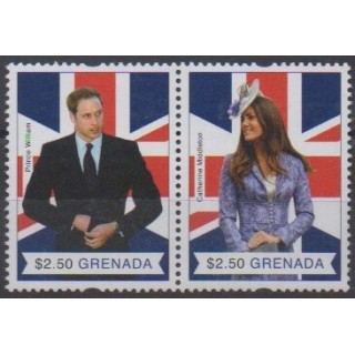 Buy this set of stamps of Grenade of the year 2011 (Nb 5312/5313).