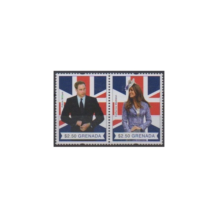 Buy this set of stamps of Grenade of the year 2011 (Nb 5312/5313).