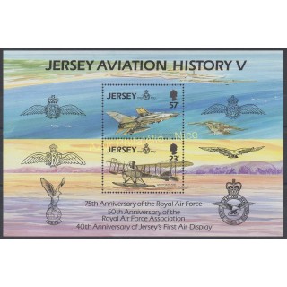 Timbres - Thème avions - Jersey - 1993 - No BF 7