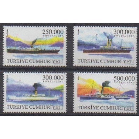 Turkey - 2001 - Nb 3008/3011 - Boats