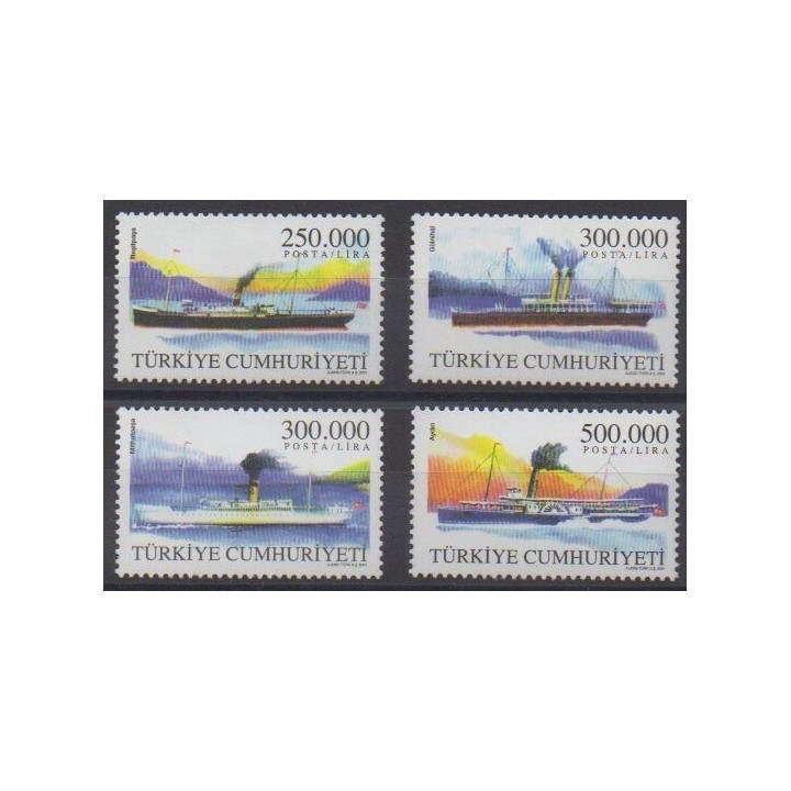 Buy this set of stamps of Turkey of the year 2001 (Nb 3008/3011).