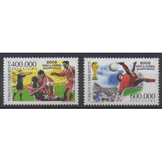 Buy this set of stamps of Turkey of the year 2002 (Nb 3031/3032).