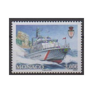 Buy this stamp of Monaco of the year 2020 (Police maritime).