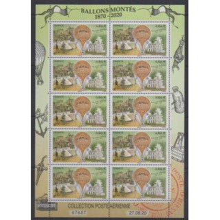 Buy this stamp of France of the year 2020 (Nb PA84 - Minifeuille).