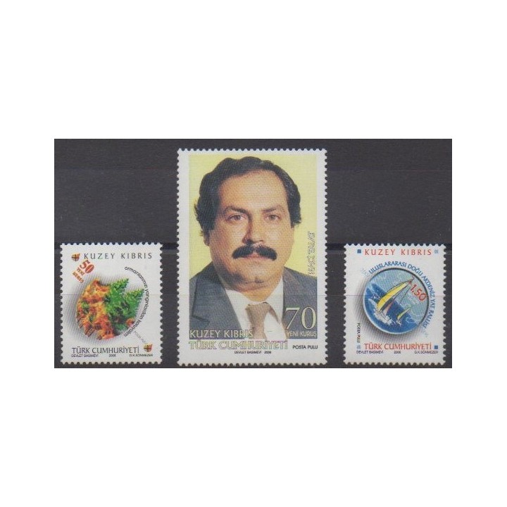 Acheter cette série de timbres de Turquie (Chypre du nord) de l'année 2006 (No 605/607).